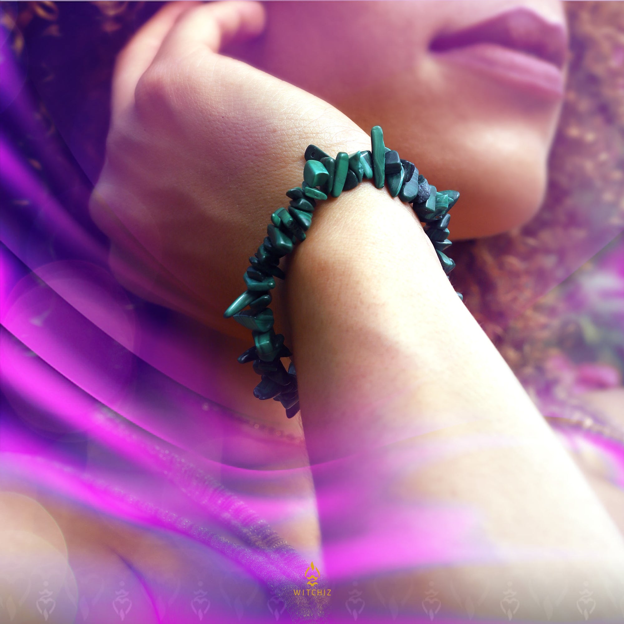 Bracelet Malachite, Bracelet Energie, Bracelet Perles Malachite | Witchiz