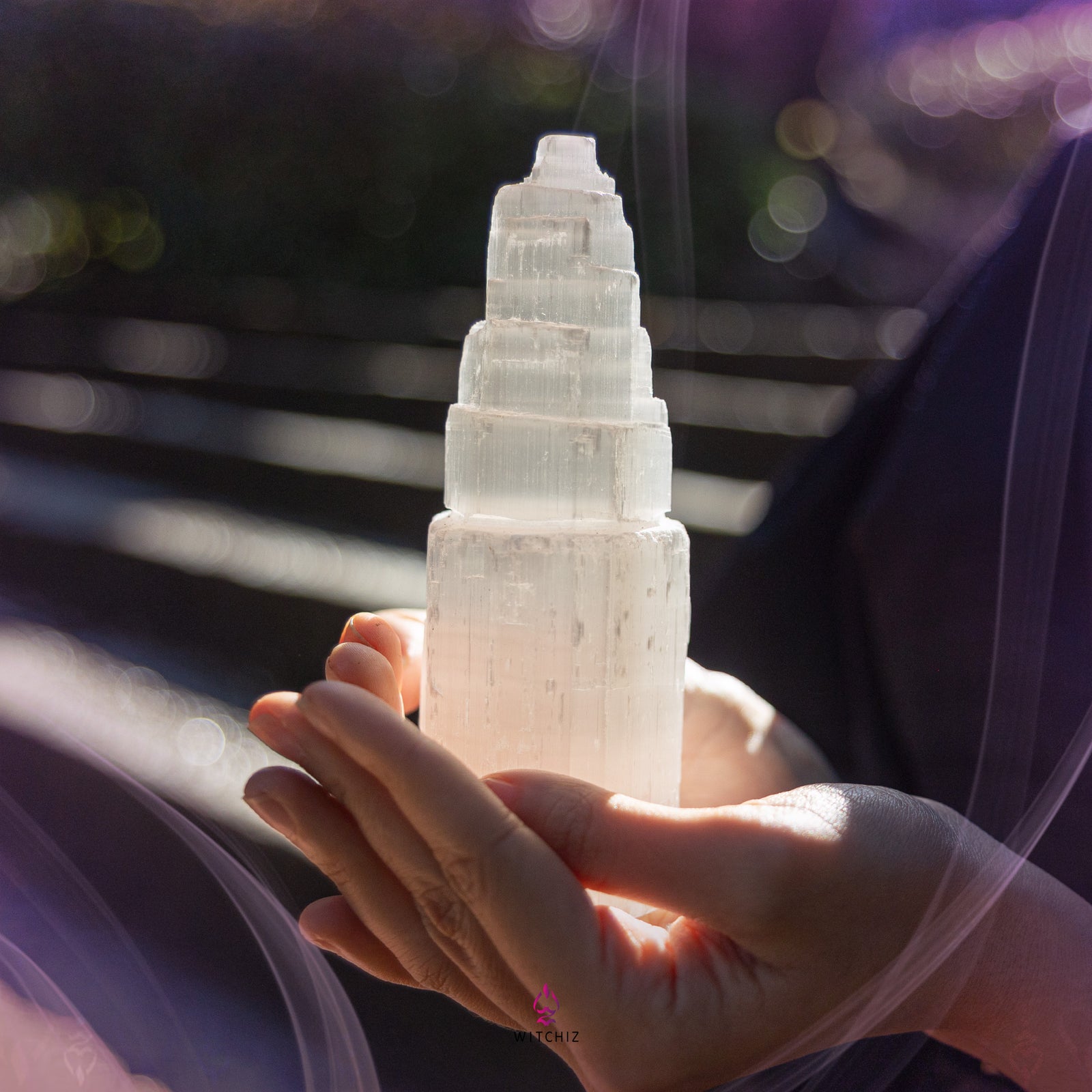 Monolithe Sélénite de Quiétude | Witchiz