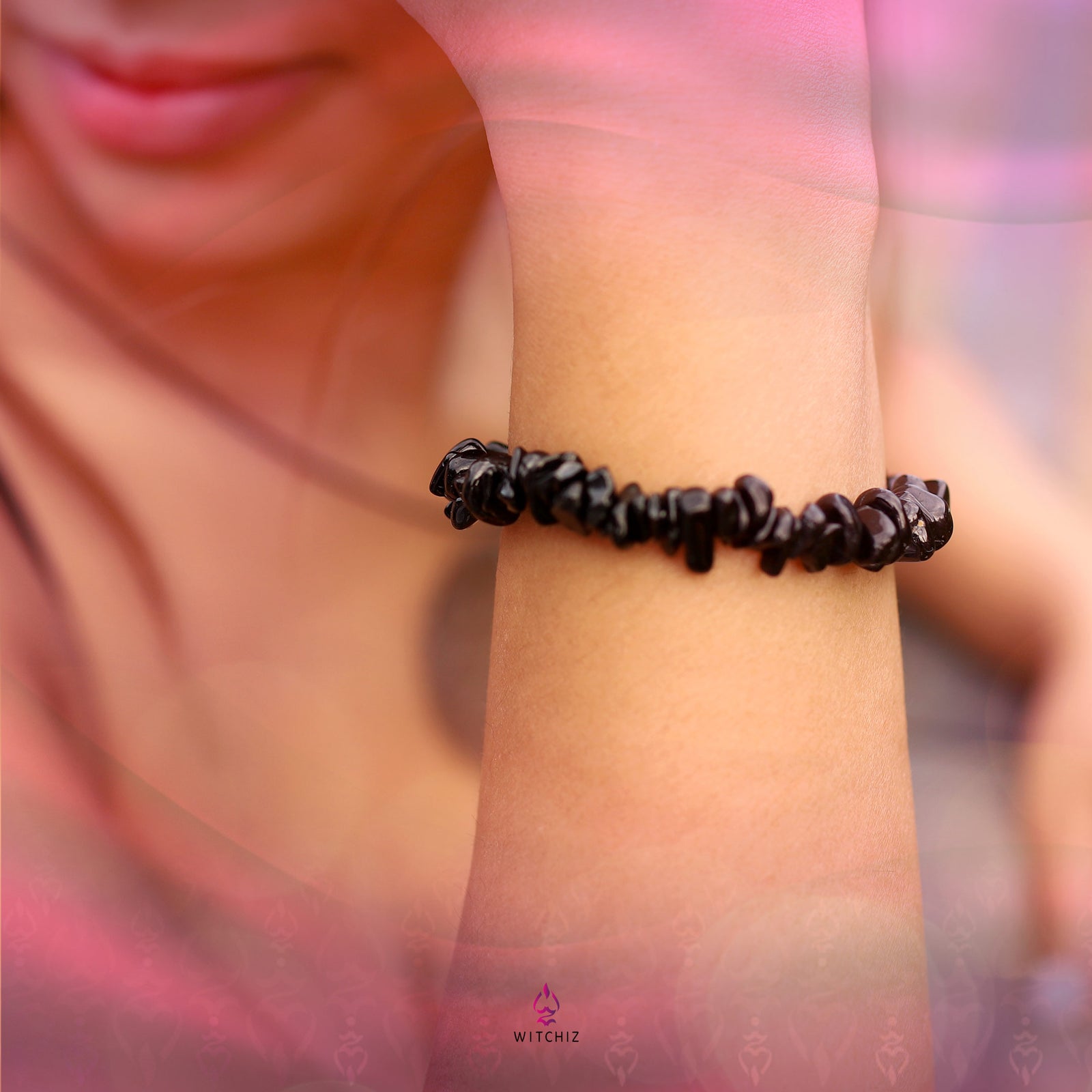 Bracelet d'Obsidienne, Bracelet Pierre Naturelle, Bracelet de Protection | Witchiz