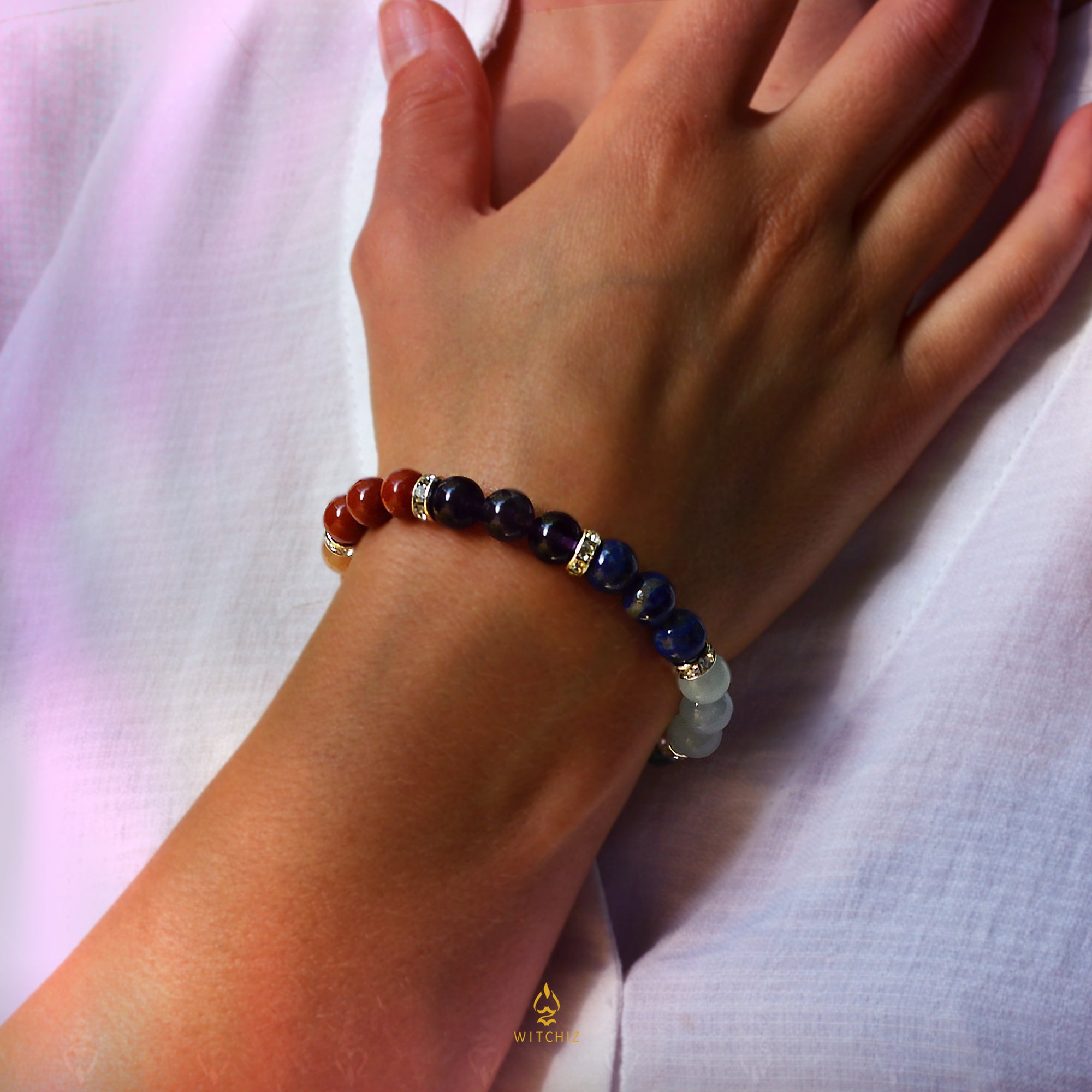 Bracelet de Meditation, Bracelet Chakras, Brcelet de Meditation Prix | Witchiz 
