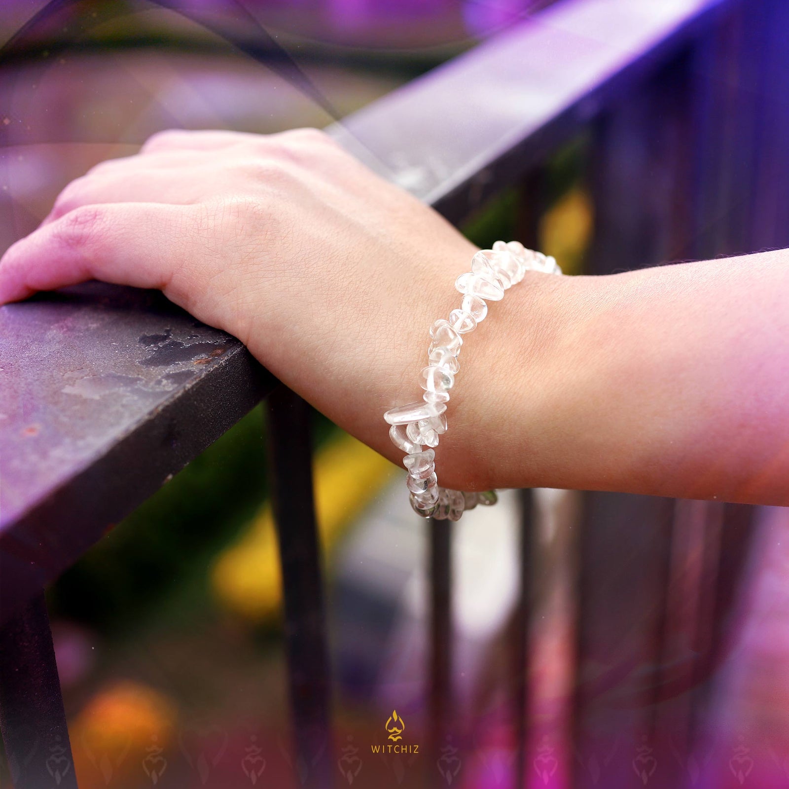 Bracelet de Quartz, Bracelet de Cristal de Roche, Prix Bracelet en Cristal Roche | Witchiz