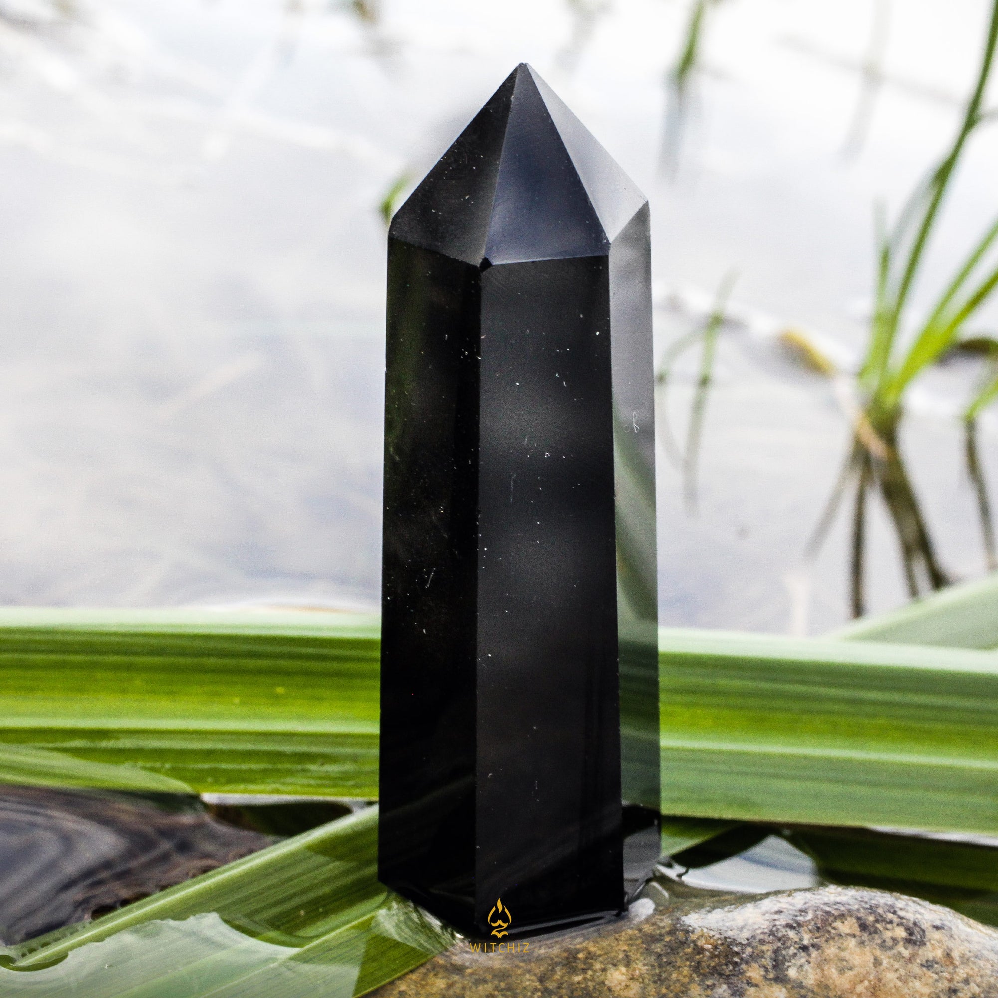 Cristal d'obsidienne, Cristal Pierre Naturelle d'Obsidienne, Prix Cristal d'Obsidienne | Witchiz