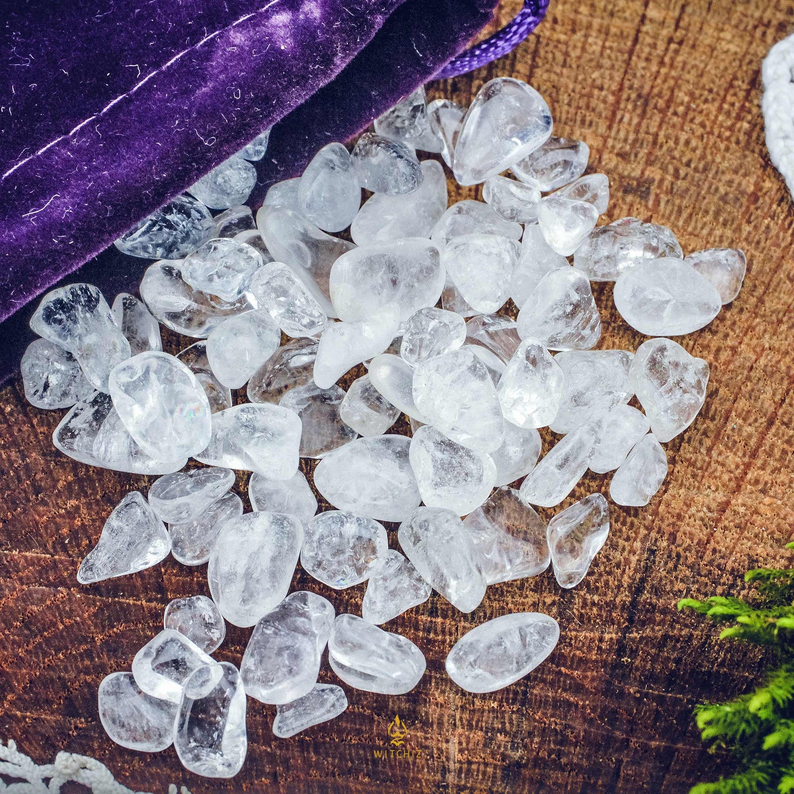 Granulé de Quartz, Granulé Cristal de Roche, Cristal de Roche Mini | Witchiz