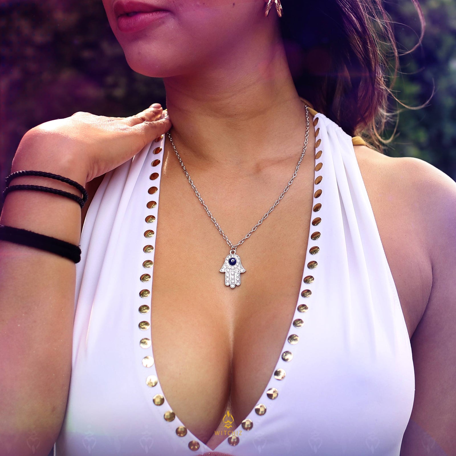 Main de fatma, Main de Fatma Collier, Main de fatma pendentif |Witchiz