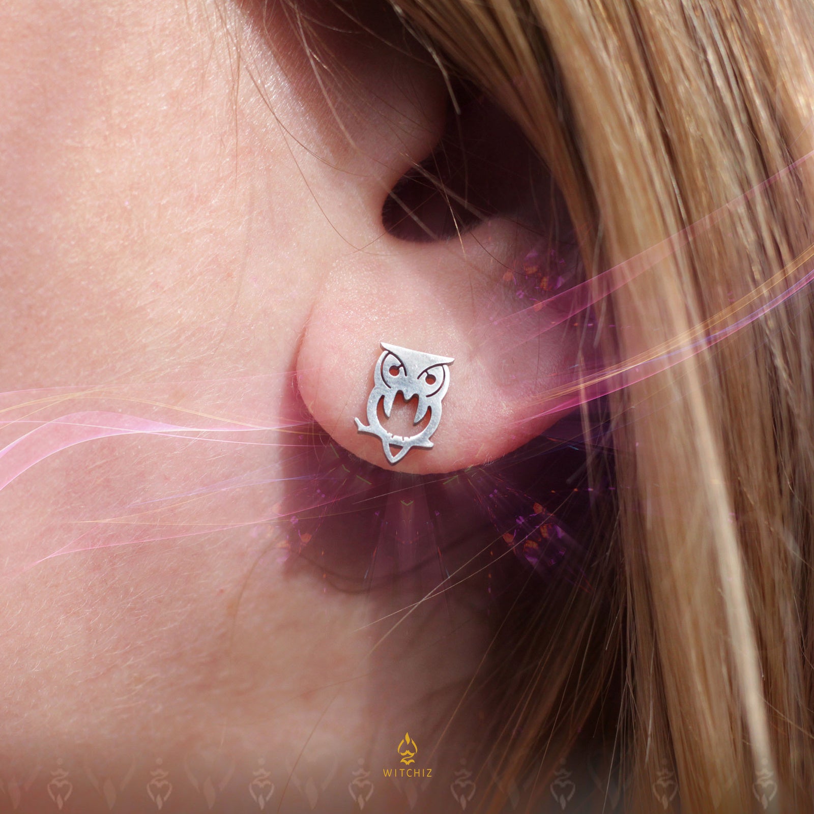 Pendentif & Boucles Hiboux