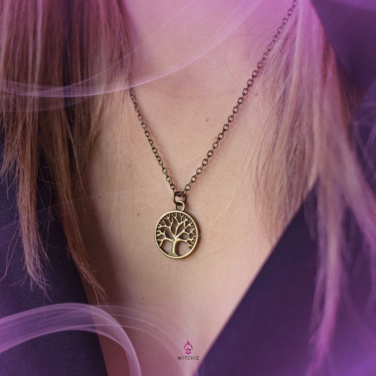 Pendentif Arbre de Vie, Collier Arbre de Vie, Arbre de Vie Ajourée |Witchiz