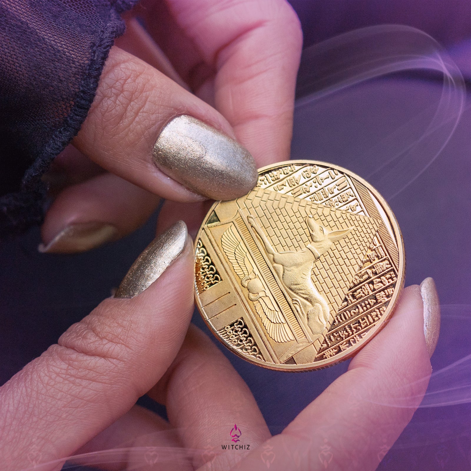 Pièce d'Abondance, Pièce d'abondance Porte Chance, Pièce d'Abondance Or | Witchiz