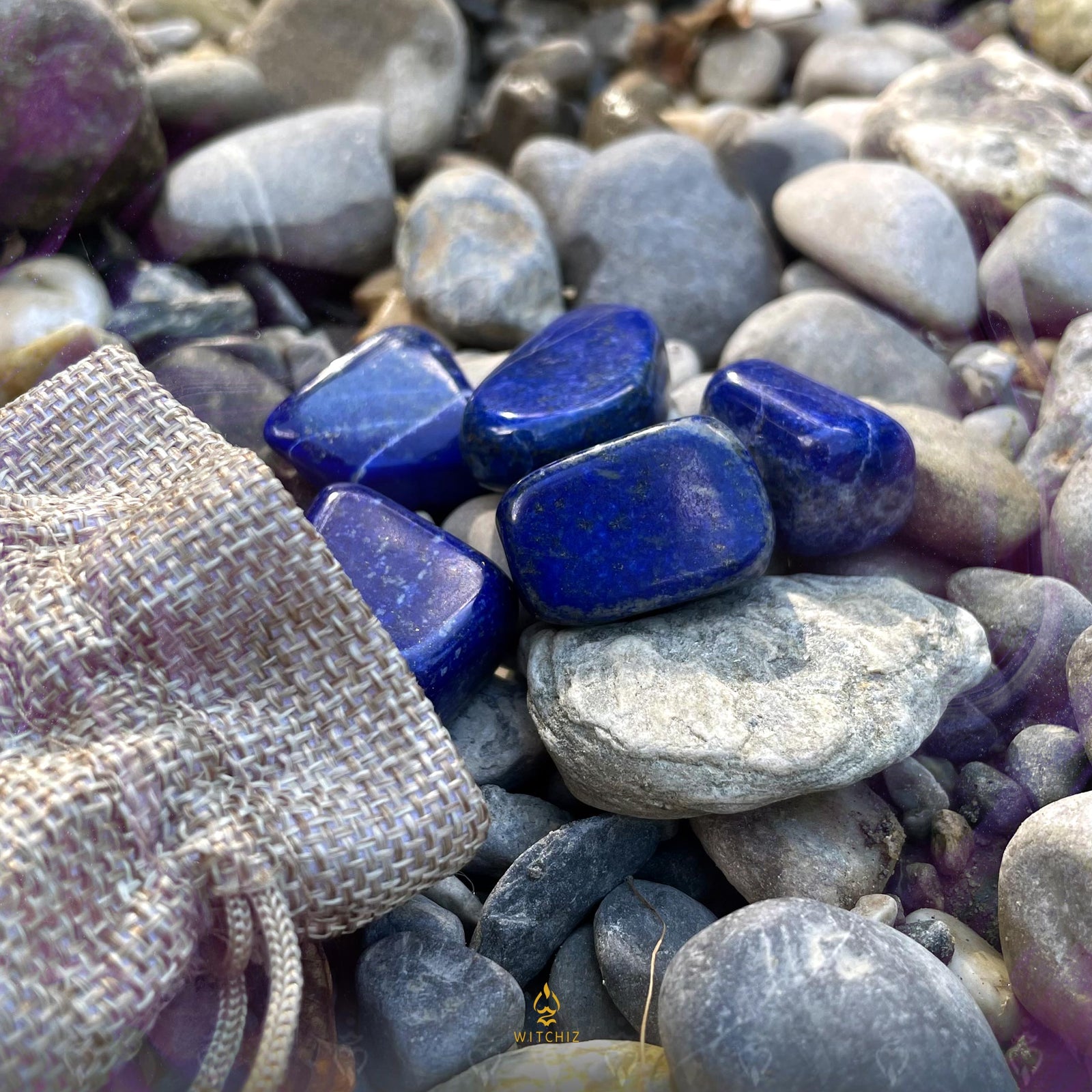 Pierre Roulée Lapis Lazuli, Coffret Lapis Lazuli, Lapis Lazuli Prix | Witchiz