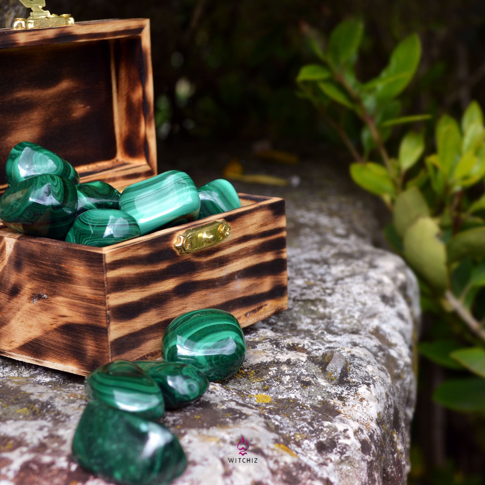 Coffret Malachite, Malachite Pierre Roulée, Malachite Prix | Witchiz