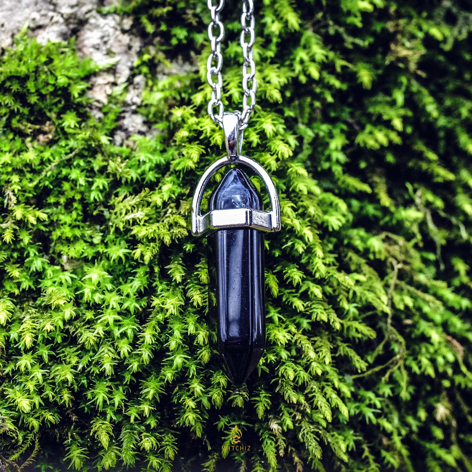 Talisman d'Obsidienne, Pendentif d'Obsidienne, Collier d'Obsidienne | Witchiz