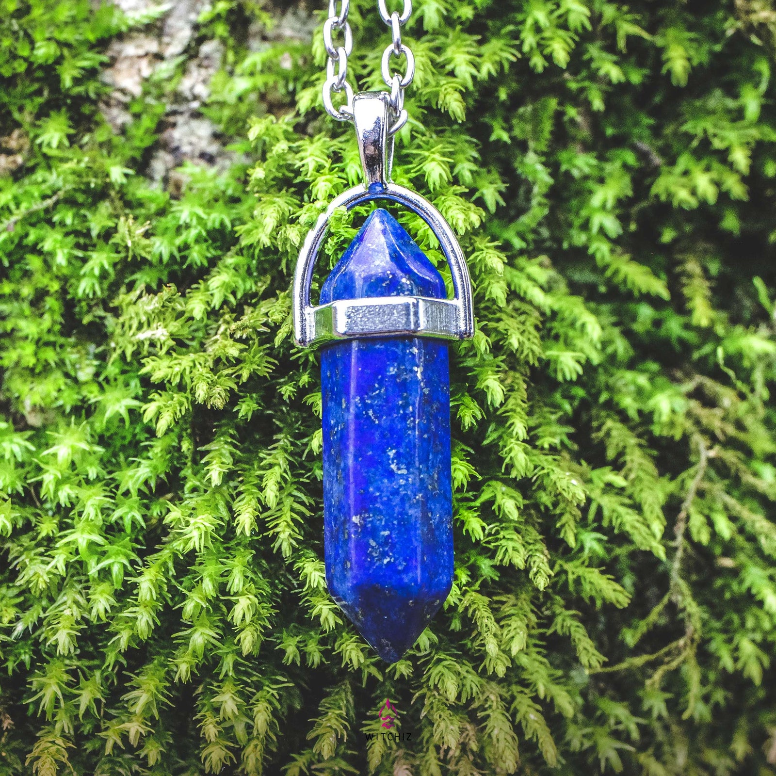 Talisman de Lapis Lazuli, Collier de Lapis Lazuli, Prix Pendentif Lapis Lazuli | Witchiz