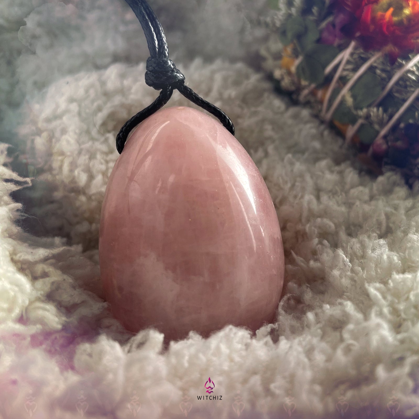 Oeuf de Yoni Quartz Rose
